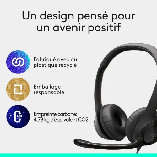 Logitech H390 Casque Filaire pour PC/Ordinateur Portable
