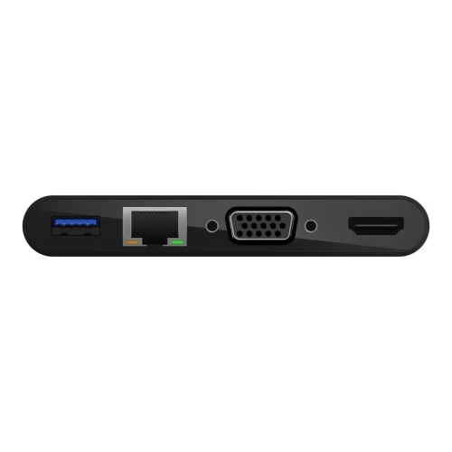 Belkin Adaptateur USB-C avec 1x HDMI 4K, 1x VGA et RJ45