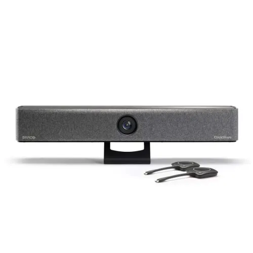 Barco ClickShare Bar Pro Barre de visioconférence1. Connexion sans fil. 2dongles USB inclus.