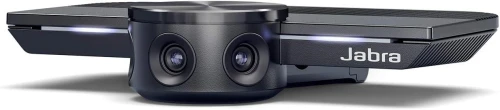 Jabra PanaCast Caméra 4K avec support de table, 3 x 13 MP, vue panoramique 180 Degrés + Support de Table + Cable USB-C