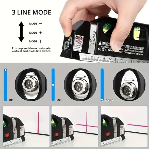 Niveau laser croix ميزان ليزر متعدد الاستعمالات