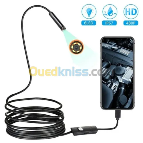 Mini Camera endoscope  كاميرا منظار للفحص