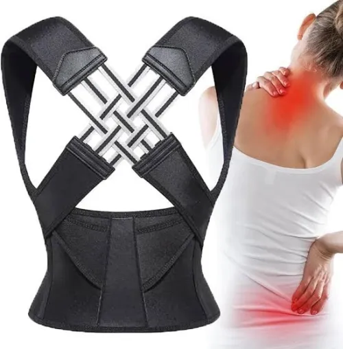 Ceinture de Posture Réglable - Correcteur de Posture pour le Dos, Cou et Épaules