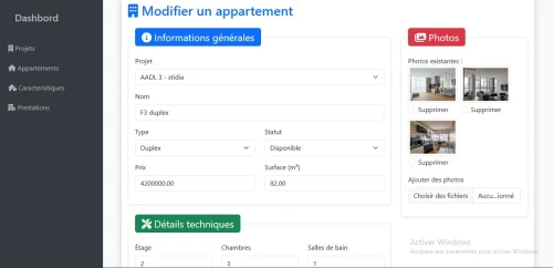 Site Pro Gestion Scolaire & Agence Immobilière