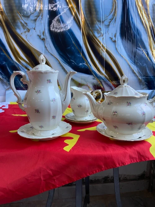 Service à café en porcelaine 36 Pièces MZ Czechoslovaki