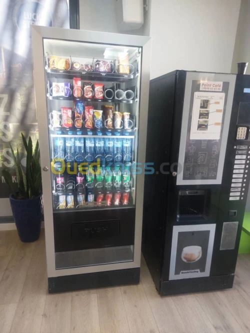 Distributeurs automatiques de café snack boissons 