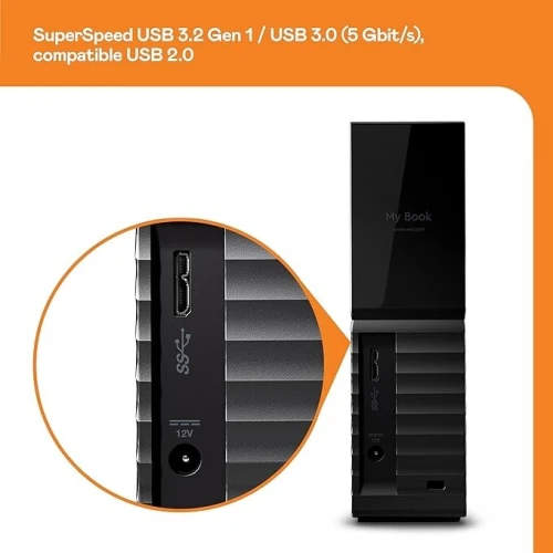 Disque HDD Externe WESTERN DIGITAL MyBook (22 TB)