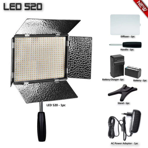 Panneau LED VIDEO LED LIGHT DC-520 Pour Studio
