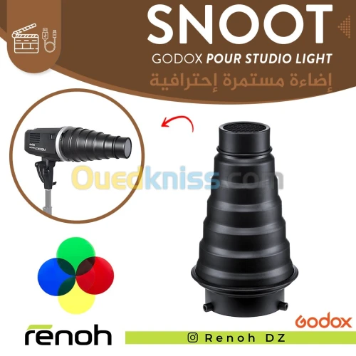 Snoot GODOX Pour Lumiére Studio