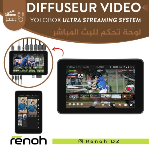 Diffuseur Video YOLOBOX ULTRA ALL-IN-ONE STREAMING SOLUTION