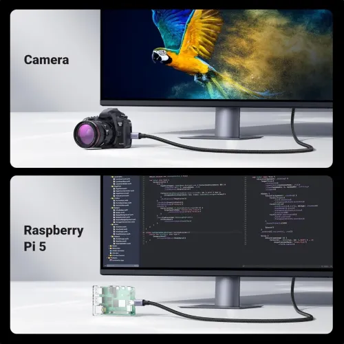 Cable HDMI To Micro HDMI UGREEN ( 2m ) ( 8K 60Hz ) ( 15517 )