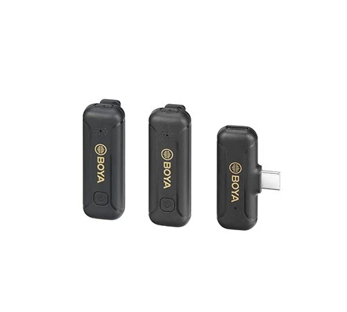 BOYA - BY-WM3T2  Microphone sans fil à condensateur 50m  2 émetteur 1 récepteur 