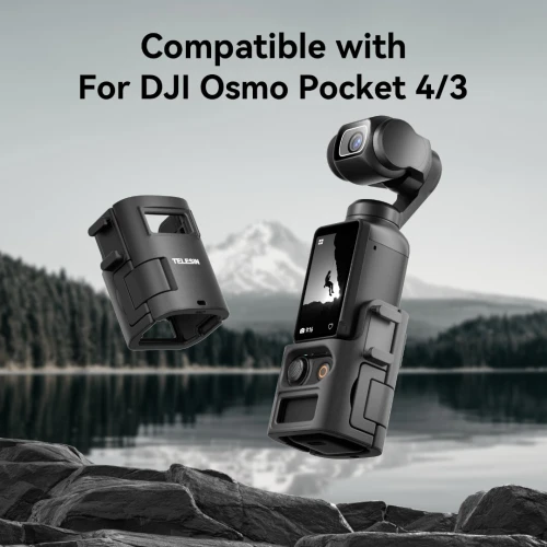 Accessoire Caméra D'Action TELESIN EXPANSION ADAPTER FOR DJI OSMO POCKET 3 / 4 ( S7-CFR-01-TDJ )