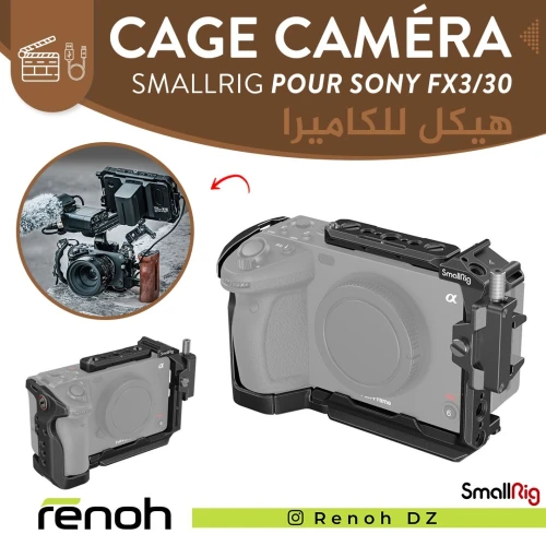 Cage Caméra SMALLRIG POUR SONY FX3/FX30