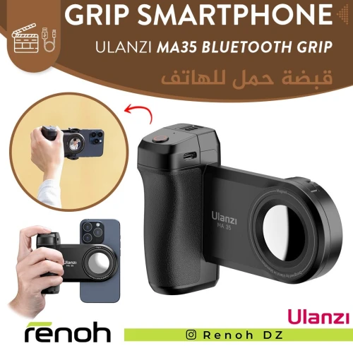 Grip Smartphone Avec MagSafe ULANZI MA35 MAGNETIC BLUETOOTH GRIP