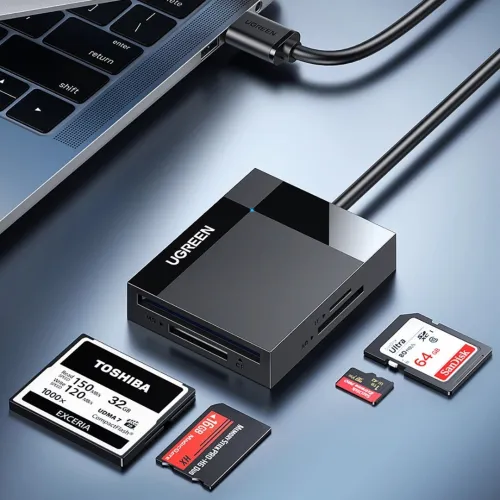 Lecteur Carte Mémoire UGREEN USB 3.0 4-in-1 MULTIFUNCTION (30231) (1m)