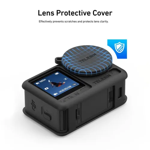 Coque Caméra D'Action TELESIN SILICON PROTECTIVE CASE Pour DJI ACTION 6 ( S6-PTC-11 )