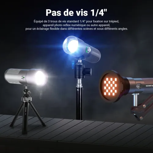 Torche À Main LED Avec Motifs NEEWER BASICS FL10 ( 10W / 20 Filtres )