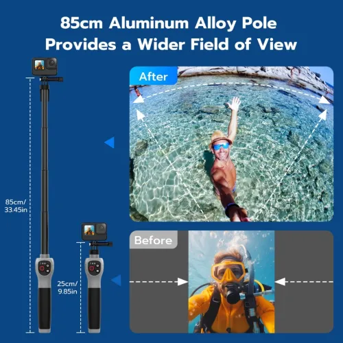 Accessoires Gopro TELESIN UNDERWATER REMOTE CONTROL STICK (GP-WBT-001)