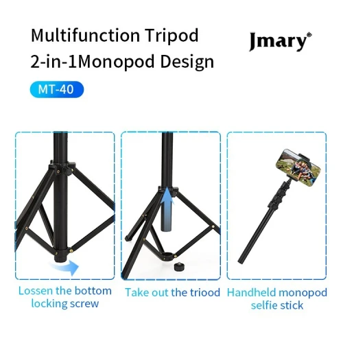 Trépied Télephone JMARY MT-40 Pour Vlogging
