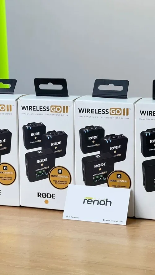 Microphone rode wireless go ii 