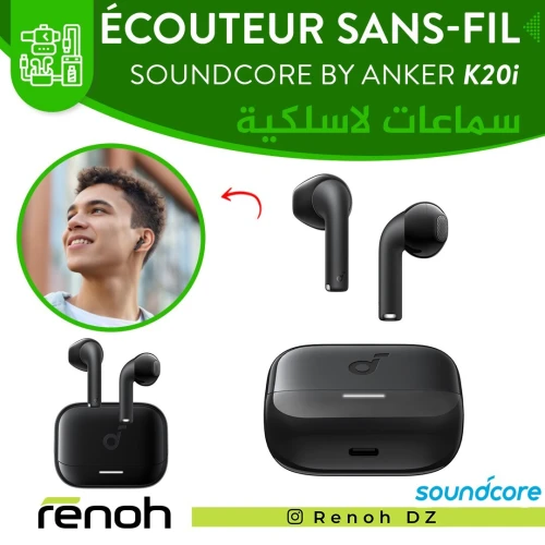 Écouteur Sans-Fil SOUNDCORE BY ANKER K20i