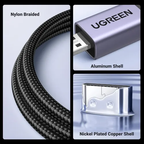 Cable HDMI To Micro HDMI UGREEN ( 2m ) ( 8K 60Hz ) ( 15517 )