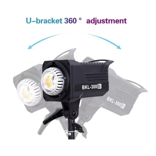 Kit Eclairage Studio BKL-400 Bi ( 120W / Bi-Color ) ( PARABOLIC 60cm )