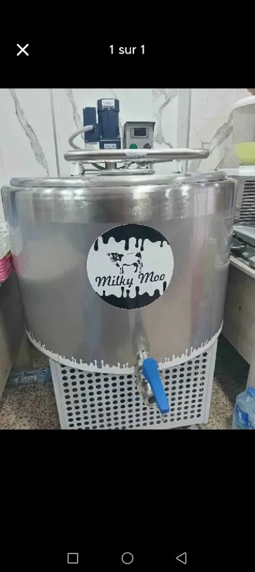 Cuve inox 200l peu servi