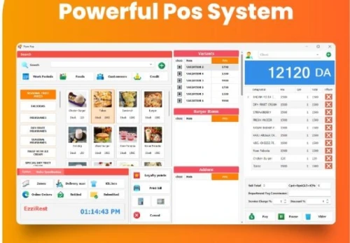 Restaurant POS - Système de gestion de restaurant avec écran de cuisine
