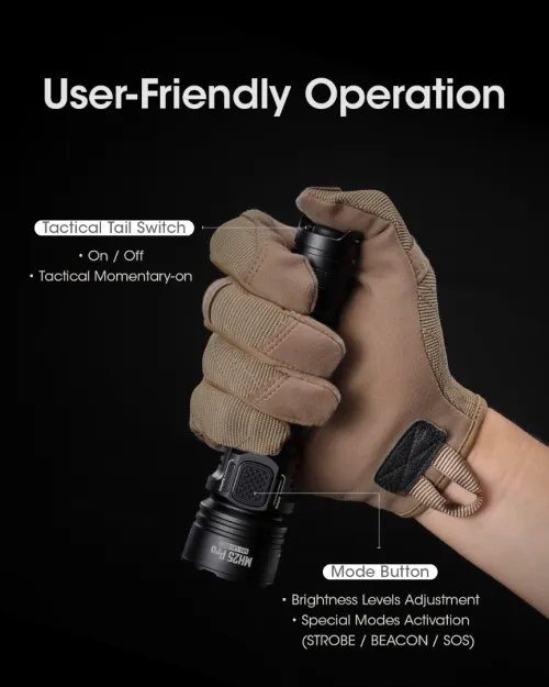 NITECORE lampe MH25 PRO - 3300 Lumens rechargeable 