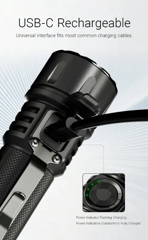 NITECORE LAMPE EX7 6000 LUMENS RECHARGEABLE 