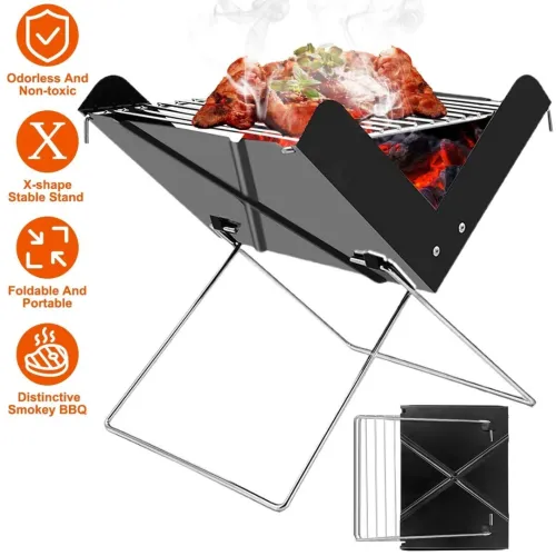 PACK CHWA 3EN1 Barbecue + Souffleur + Sac a grillade شواية + اكسيسوارات
