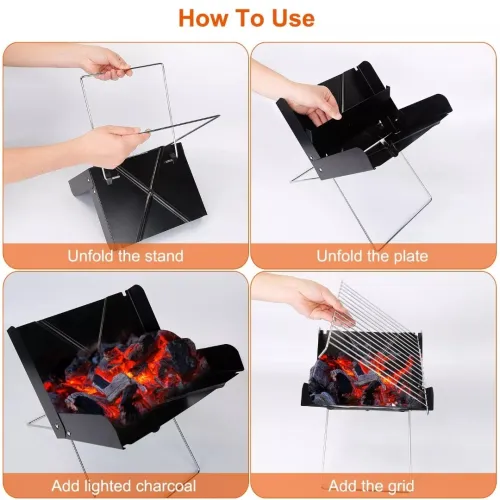 PACK CHWA 3EN1 Barbecue + Souffleur + Sac a grillade شواية + اكسيسوارات