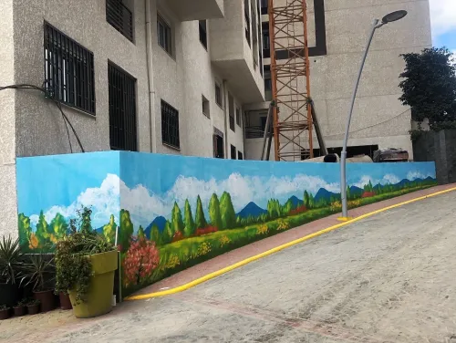 Dessin mural et peinture رسم الجداريات 