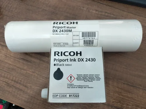 ENCRE ET MASTER ORIGINAL POUR  RICOH DX 2430