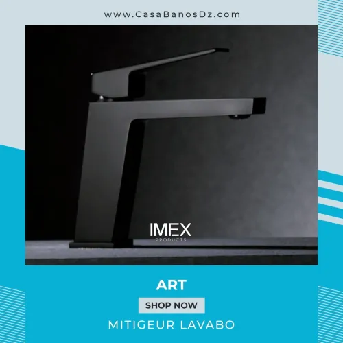 Mitigeur Lavabo ART Noir IMEX