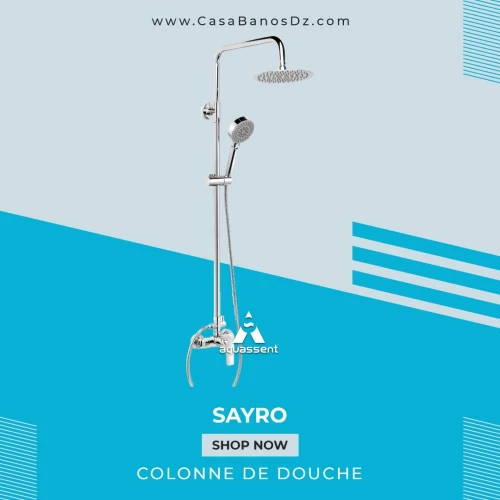 Colonne De Douche SAYRO Chromé AQUASSENT