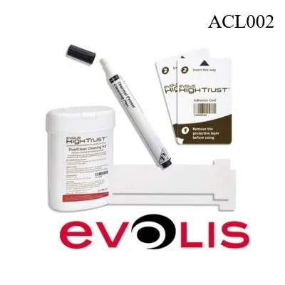 kit de nettoyage pour badgeuse ZENIUS - PRIMACY - PRIMACY 2 - BADGY200 -PUBBLE 4- DUALISE -AVANCIA
