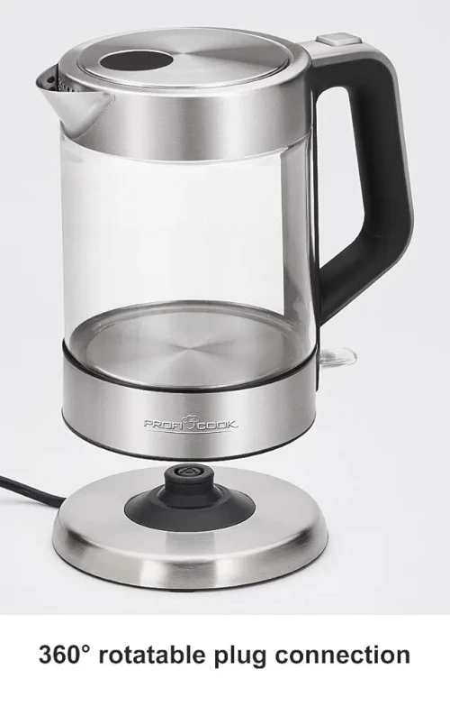 Bouilloire électrique proficook 1.5l