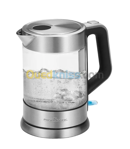 Bouilloire électrique proficook 1.5l