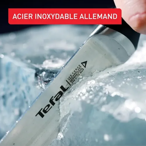 Tefal Ice Force Ensemble 11 Pièces Bloc Couteaux De Cuisine + 10 Couteaux, Lames K232S414