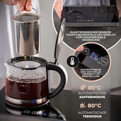 Proficook station a thé et café/bouilloire 1.7l 