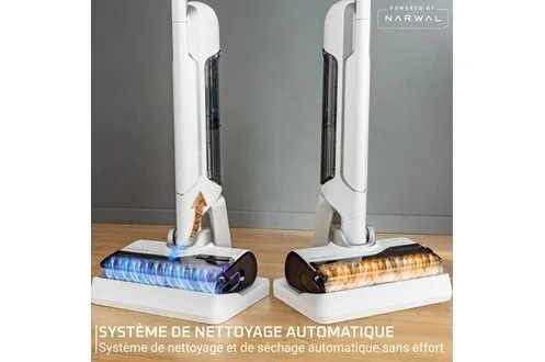 Aspirateur laveur Rowenta sans fil X-Clean 10 GZ7035WO Blanc