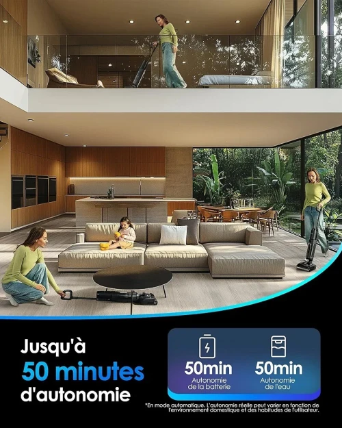 Aspirateur laveur tineco s7 smart cordless floor washer