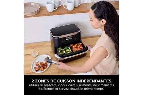 Air Fryer Ninja Foodi FLEX 6-en-1, 6,6 L, Noir AF550EU
