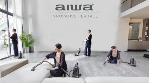 Aspirateur laveur Wet & Dry sans fil AIWA AFC-800, 0,5 L, 200 W.