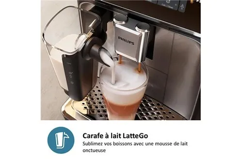 Machine à café à grain Philips EP2334/10 Machine expresso Série 2300 LatteGo