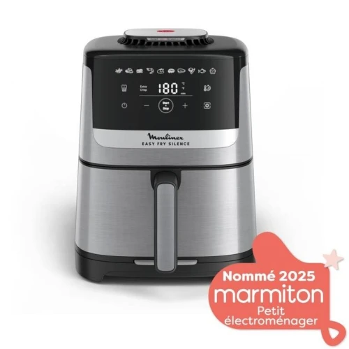 Friteuse Air fryer Moulinex Easy Fry Silence, 5L, Air fryer, Inox EZ552DF0