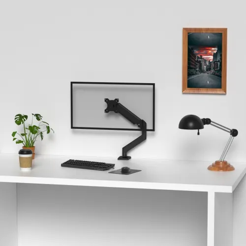 Support de Bureau pour 1 Écrans 3D ANYTOOL Rotation 360 Inclinaison 15 Charge Maximale 8KG par Écran ATS-001-3D